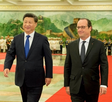 François Hollande et la déclaration conjointe sino-française