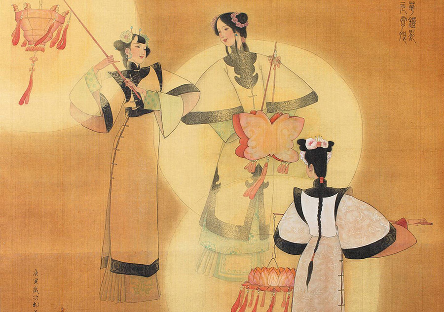 La Fête des Lanternes dans les peintures chinoises