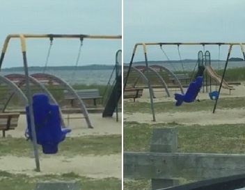 Insolite: une balançoire fantôme aux Etats-Unis