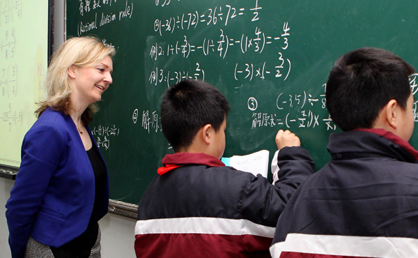 8000 écoles britanniques adopteront le système chinois de mathématiques