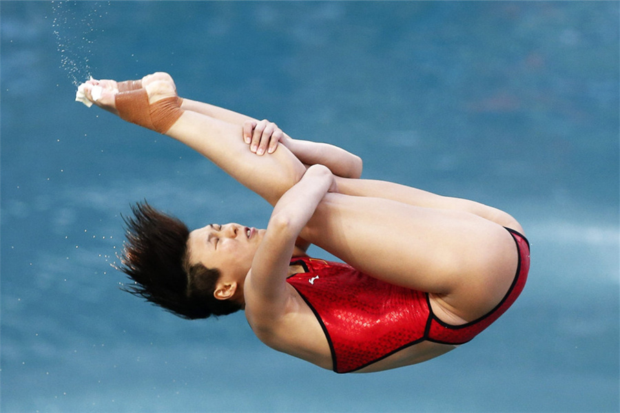 La Chinoise Shi Tingmao a décroché sa seconde médaille d'or aux Jeux olympiques de Rio, en s'imposant dimanche au tremplin à 3m.