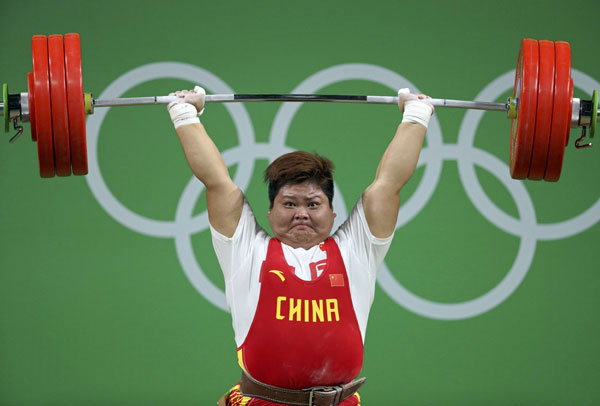 JO-2016/Haltérophilie : la Chinoise Meng remporte l'or en +75 kilos