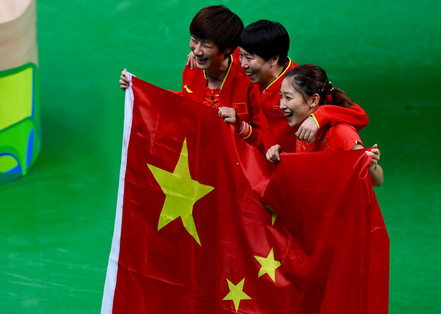 J0-2016/Tennis de table : la Chine remporte l'or par équipes dames