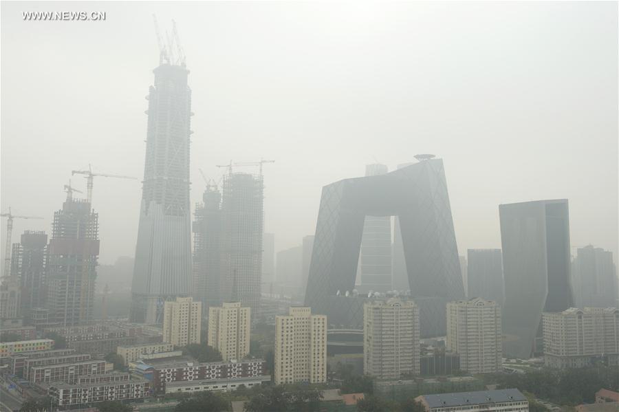 Alerte jaune à la pollution de l'air à Beijing