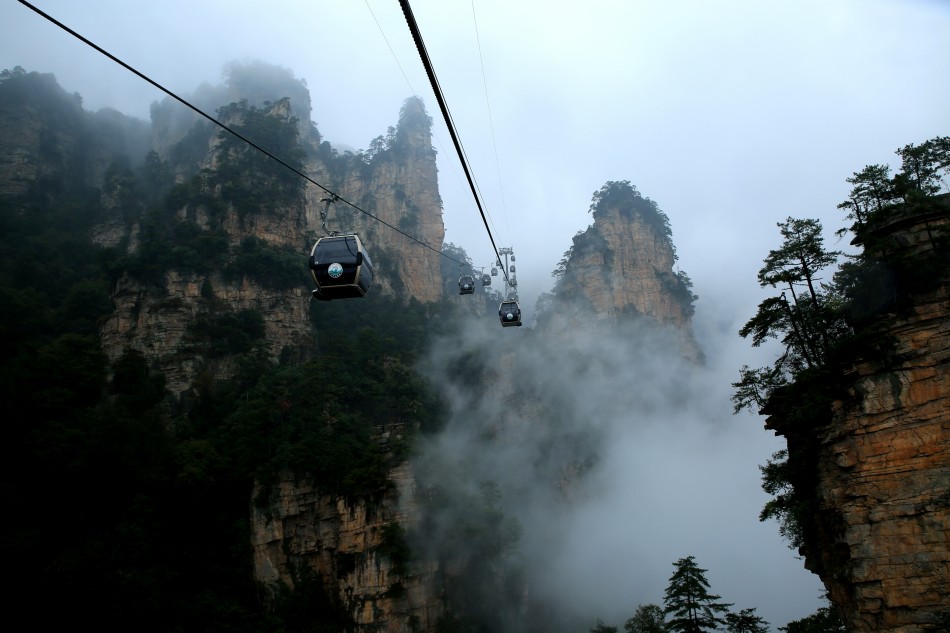 La brume du mont Tianzi à Zhangjiajie