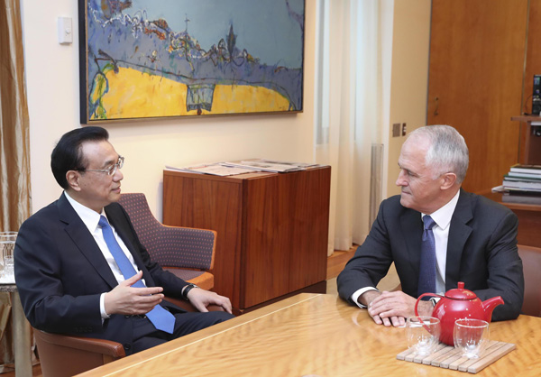 La Chine et l'Australie veulent protéger le commerce international