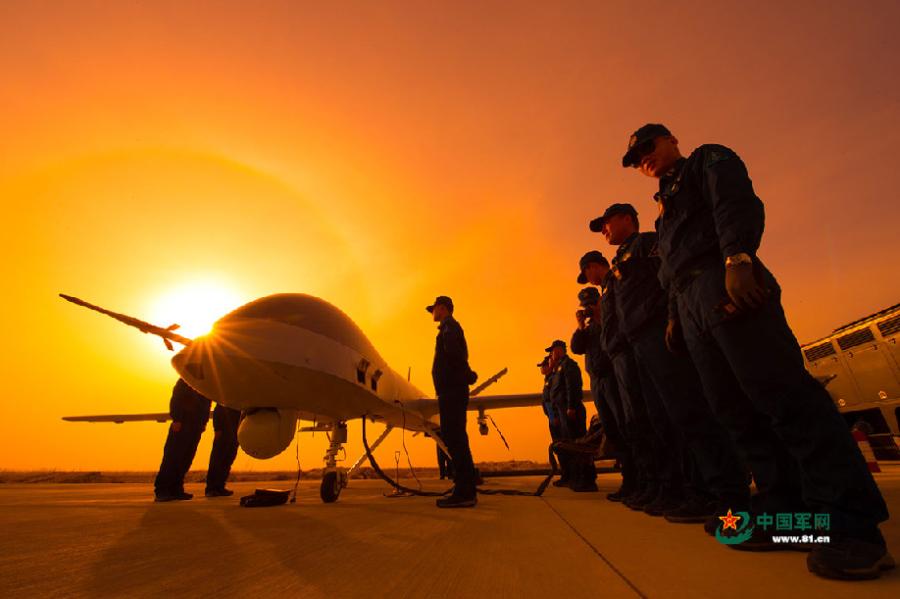 Les drones militaires chinois à l’entraînement