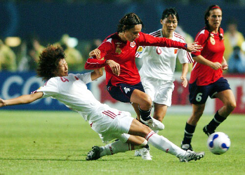 WM,2007,Frauenfu?ball,FIFA,Wuhan,Norwegen