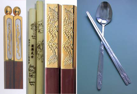 4 Ess-St?bchen ,China,Essen,T?pfen,Hitze,Esser,Mund,Heizmaterial ,Messer,St?bchen,Konfuzius,Tisch,kuai-zi ,Freunde,Vietnam,Korea ,Japan