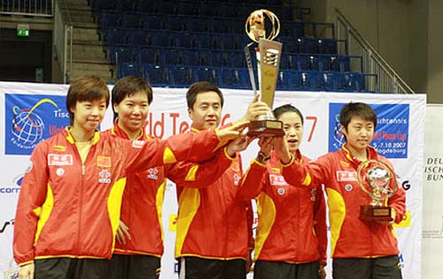 Tischtennis,World Team Cup,China,Magdeburg