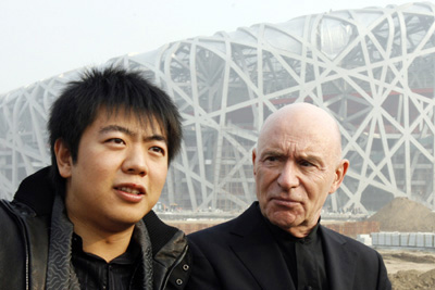 Lang Lang,Pianist,Eschenbach,Lang,Vogelnest,2008,Beijing