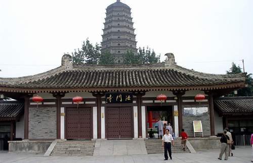 Shaanxi,Xi'an,famen,Tempel，,Mekka,Touristen 2