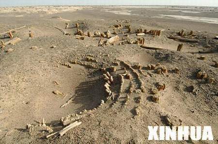 2 Klimawandel ,Grabr?ubern,Touristen,Zerst?rung der überreste,K?nigreichs Loulan (Kroraina),Niemandsland,Lop Nur ,Kulturerbe,Keramikscherben ,Bermuda Triangel
