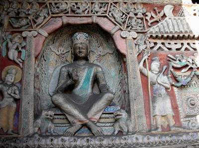 4 Yungang-Grotten,China,Schicksal,UNESCO,Erziehung, Wissenschaft und Kultur , Schatzkammer ,Sch?den,Grotten,buddhistischer Kunst ,Schwefeldioxiden,Kohleverbrennung 