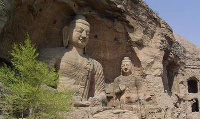 6 Yungang-Grotten,China,Schicksal,UNESCO,Erziehung, Wissenschaft und Kultur , Schatzkammer ,Sch?den,Grotten,buddhistischer Kunst ,Schwefeldioxiden,Kohleverbrennung 