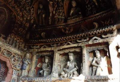 12 Yungang-Grotten,China,Schicksal,UNESCO,Erziehung, Wissenschaft und Kultur , Schatzkammer ,Sch?den,Grotten,buddhistischer Kunst ,Schwefeldioxiden,Kohleverbrennung 