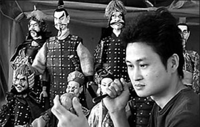 3 Finger, Handfl?chen ,Leben, Puppe ,Mann ,traditionelle chinesische Handpuppenspiel ,Techniken wie Schnitzerei, Malerei und Stickerei ,Volksmusik,Kultur, Geschichte und Stickkunst,Lebensunterhalt,Taiwan,Langen Marsch,Soldat