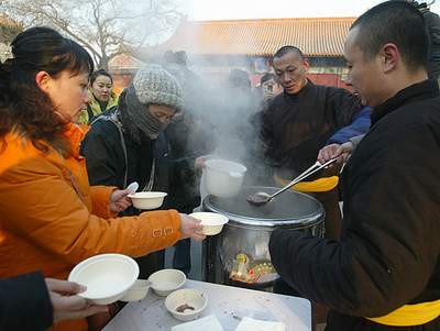 1 Laba-Fest,Mondkalender,Reisbrei,Küchen,Restaurants und Imbisse,Beijing,China,Verkaufshoch,Tempeln, buddhistischen ,Apotheke,Spa?