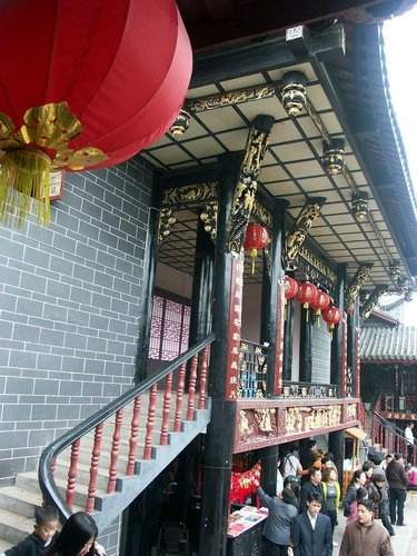 Luodai,Hakka,Guangdong,Gemeinde,Sichuan,,Touristen,Gasse 8