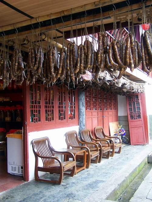 Luodai,Hakka,Guangdong,Gemeinde,Sichuan,,Touristen,Gasse 13