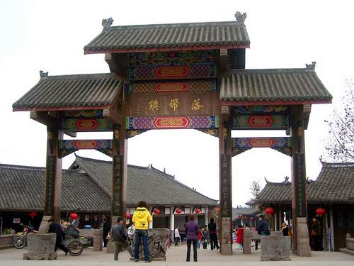 Luodai,Hakka,Guangdong,Gemeinde,Sichuan,,Touristen,Gasse 14