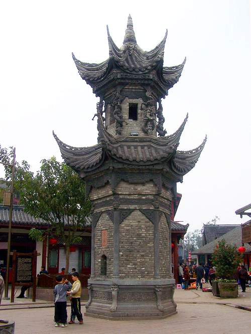 Luodai,Hakka,Guangdong,Gemeinde,Sichuan,,Touristen,Gasse 21