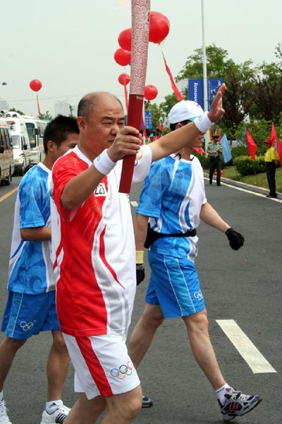 Olympischen Spiele ,Hebei，2008,Fackeltr?ger,Erdbebenopfer,Anhui 9