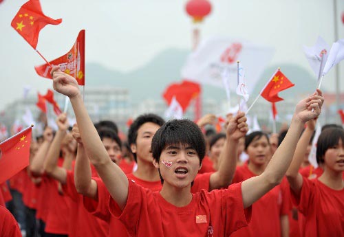 Fackellauf,Peking,Guangxi,Fackellauf,Touristenstadt, Feuer , Touristenstadt ,Sehenswürdigkeiten 8