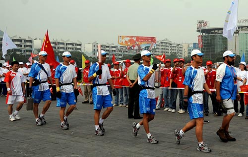 Fackellauf,Peking,Guangxi,Fackellauf,Touristenstadt, Feuer , Touristenstadt ,Sehenswürdigkeiten 9