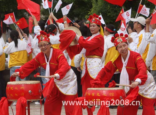 Fackellauf ,Xining,peking,,olympische Feuer 8