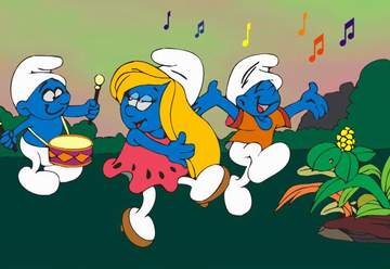 4 Smurfs,3-D Zeichentrickfilm , Fans ,Comeback,China,Cartoonserie,Kinder,Culliford,Cartoonisten, Eltern,Fernsehen,Bücher