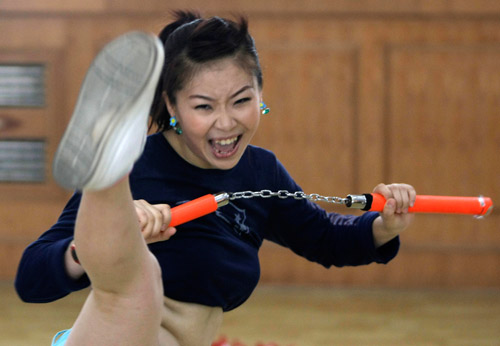 Training,Peking,Cheerleading,Gruppe,Olympischen,Paralympischen Spiele 8