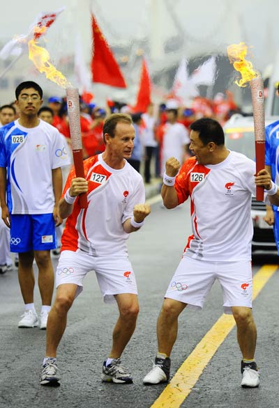 Olympischer Fackellauf in Dalian erfolgreich beendet