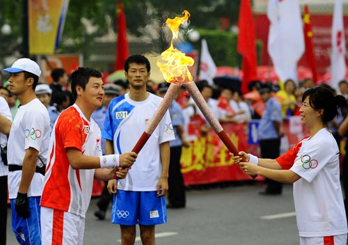 Olympischer Fackellauf in Dalian erfolgreich beendet