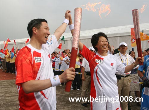Olympischer Fackellauf in Qingdao erfolgreich beendet