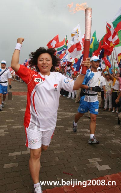 Olympischer Fackellauf in Qingdao erfolgreich beendet
