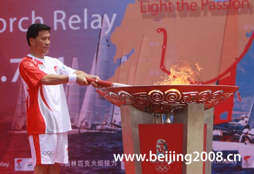 Olympischer Fackellauf in Qingdao erfolgreich beendet