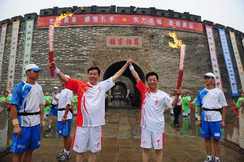 Olympischer Fackellauf in Qufu und Tai’an beendet