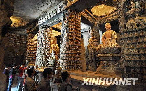 Zhongshan,Grotten,?stlichen Jin,Buddha, Yungang-Grotten ,Yungang-Grotten 5