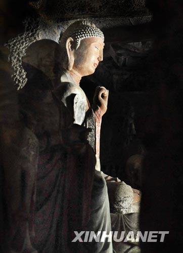 Zhongshan,Grotten,?stlichen Jin,Buddha, Yungang-Grotten ,Yungang-Grotten 12
