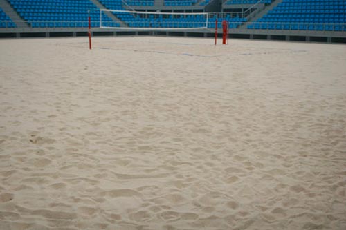 Das Chaoyang-Park Beachvolleyballstadion(3)