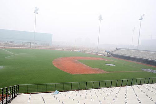 Die Wukesong-Baseballhalle(t)