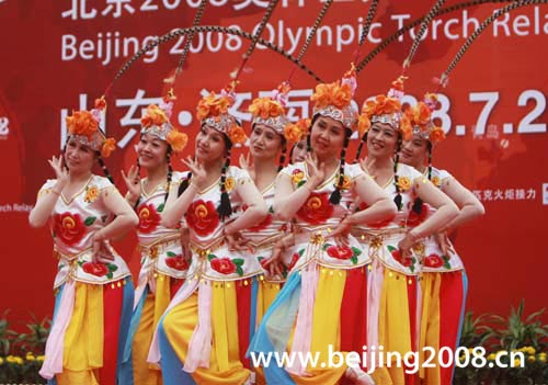 Olympischer Fackellauf in Jinan erfolgreich beendet