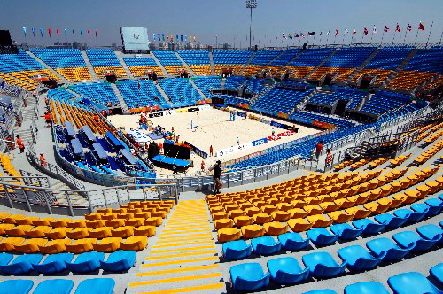 Bei den Bauprojekten der Beijinger Olympischen Spiele 2008 handelt es sich um über 200 selbst?ndige Innovationstechniken Chinas.(10)