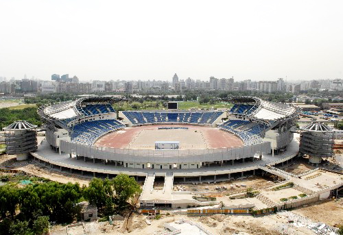 Bei den Bauprojekten der Beijinger Olympischen Spiele 2008 handelt es sich um über 200 selbst?ndige Innovationstechniken Chinas.(15)