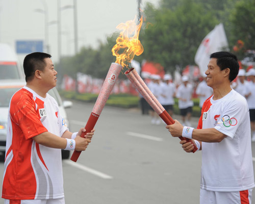 Olympischer Fackellauf in Luoyang erfolgreich beendet