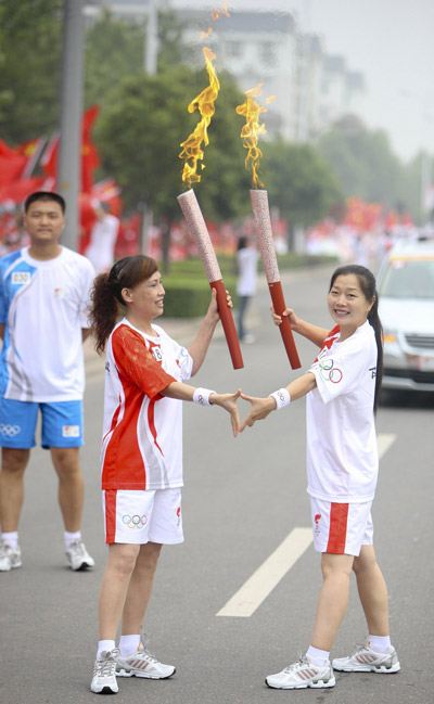 Olympischer Fackellauf in Luoyang erfolgreich beendet