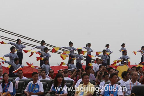 Fackellauf in Tianjin getragen
