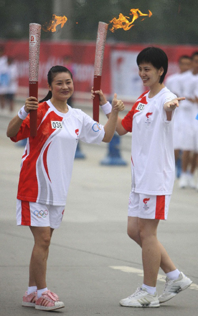 Olympischer Fackellauf in Chengdu erfolgreich beendet