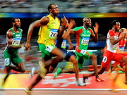 Bolt ,Usain ,Jamaikaner ,100,Meter,Lauf ,Weltrekord ,flying,men,9,69,Peking,2008,Olympia,Video